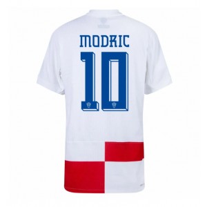 Fotbalové Dres Chorvatsko Luka Modric #10 Domácí Oblečení ME 2024 Krátký Rukáv